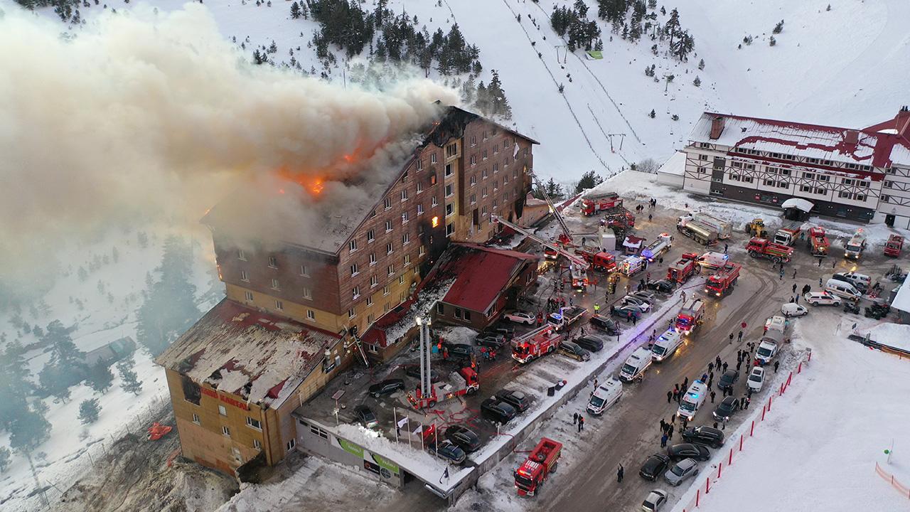 Kartalkaya'da Dev Otel Yangını: 10 Ölü, 32 Yaralı