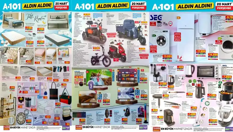 Yeni A101 Aktüel Kataloğu: Mart Ayında Neler Var?