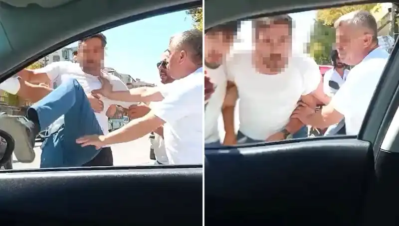 Trafik Kazası Sonrası Dolmuş Şoföründen Şok Eden Davranışlar!