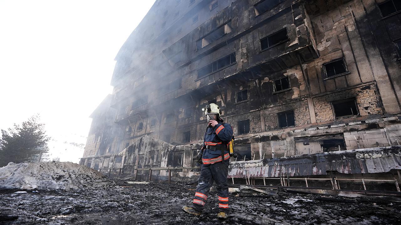 Kartalkaya'daki Otel Yangınında İtfaiye Raporu