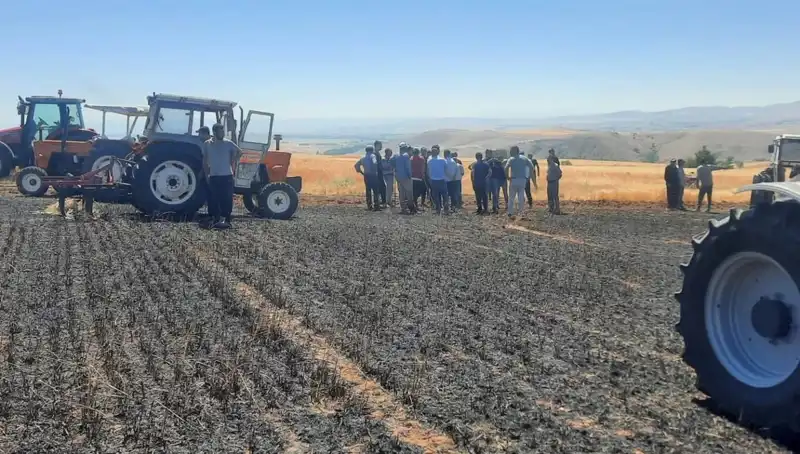 Yozgat'ta 100 Dönüm Tarım Arazisi Küller İçinde Kaldı