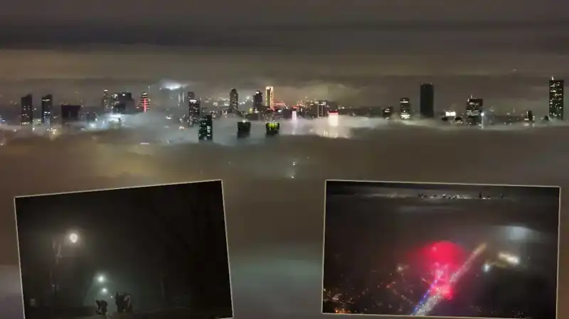 İstanbul'da Görülen Mistik Sis: Şehri Saran Doğa Mucizesi