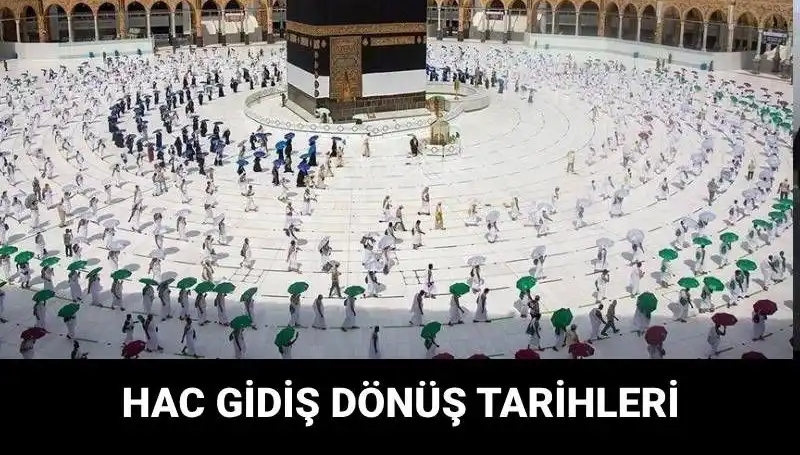 2025 Hac Takvimi Açıklığa Kavuştu: Gidiş ve Dönüş Tarihleri Belli Oldu!