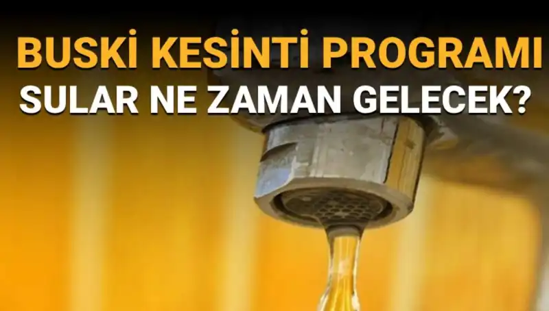Bursa Nilüfer'de Su Kesintisi Ne Zaman Bitecek? BUSKİ Açıklama Yaptı!